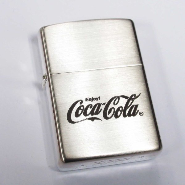 Photo6: Zippo Coca-Cola Silver Satena Etching 2007 Japan Limited Oil Lighter (6)