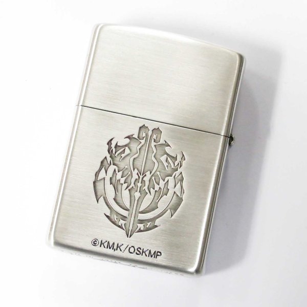 Photo2: Zippo Overlord Ainz Oxidized Silver Both Sides Etching Japan Limited Japanese Anime Oil Lighter (2)
