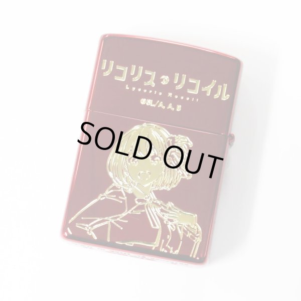 Photo2: Zippo Lycoris Recoil Chisato Ion Red Both Sides Etching Japan Limited Japanese Anime Oil Lighter (2)
