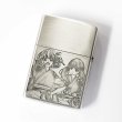 Photo2: Zippo Lycoris Recoil Chisato Takina Oxidized Silver Both Sides Etching Japan Limited Japanese Anime Oil Lighter (2)