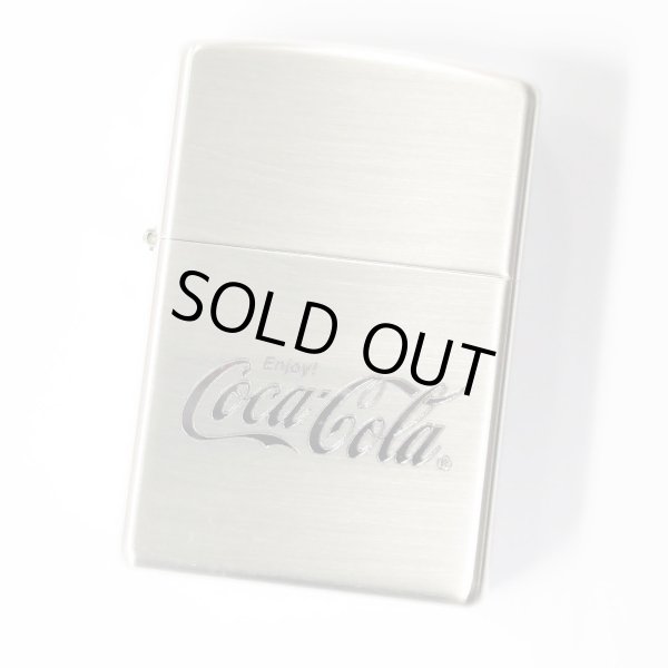 Photo2: Zippo Coca-Cola Silver Satena Etching 2007 Japan Limited Oil Lighter (2)