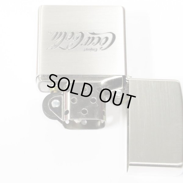 Photo4: Zippo Coca-Cola Silver Satena Etching 2007 Japan Limited Oil Lighter (4)