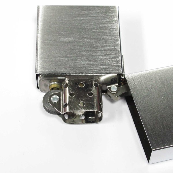 Photo3: Vintage Zippo 1932 Replica Second Release Brushed Chrome Plating Japan Limited Oil Lighter (3)