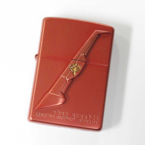 Photo1: Vintage Zippo Mobile Suit Gundam Char Aznable The Red Comet 2000 Japan Limited Anime Oil Lighter #2 (1)