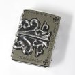 Photo2: Zippo Gothic Silver Side Arabesque Cross Full Metal Jacket Japan Limited Heavy Weight Oil Lighter (2)