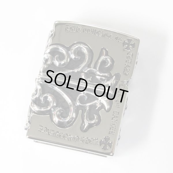 Photo2: Zippo Gothic Silver Side Arabesque Cross Full Metal Jacket Japan Limited Heavy Weight Oil Lighter (2)