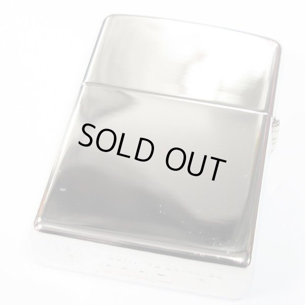 Photo4: Outlet Zippo Star Deep Engraving Blue Rhinestone Platinum Mirror Plating Japan Limited Oil Lighter (4)