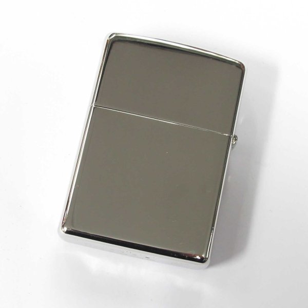 Photo3: Outlet Zippo Star Deep Engraving Blue Rhinestone Platinum Mirror Plating Japan Limited Oil Lighter (3)