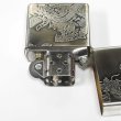 Photo3: Zippo Dragon Tiger Both Sides Etching Oxidized Silver Plating Japan Limited Oil Lighter (3)