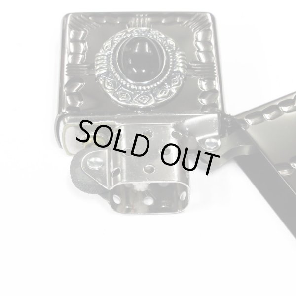 Photo3: Zippo Native American Metal Onyx Black Nickel Plating Etching Japan Limited Oil Lighter (3)