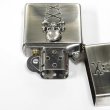 Photo3: Zippo Skull Crossbones Metal Oxidized Silver Plating Etching 2009 Japan Limited Oil Lighter (3)