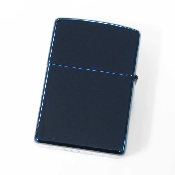 Photo2: Vintage Zippo 2002 Blue Titanium Coating Japan Limited Oil Lighter (2)