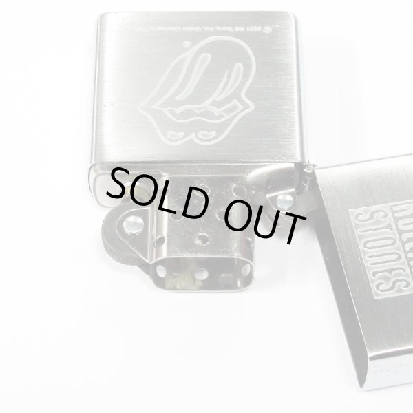 Photo3: Vintage Zippo Rolling Stones Chrome Satena Etching 2002 Oil Lighter (3)