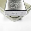 Photo4: Vintage Zippo Rolling Stones Chrome Satena Etching 2002 Oil Lighter (4)