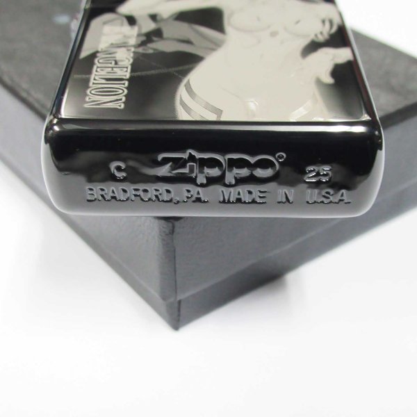 Photo6: Zippo Evangelion Eva Makinami Mari Illustrious 改8号機γ Black Titanium Japan Limited Oil Lighter (6)