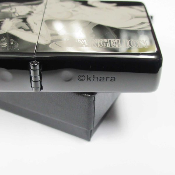 Photo5: Zippo Evangelion Eva Makinami Mari Illustrious 改8号機γ Black Titanium Japan Limited Oil Lighter (5)