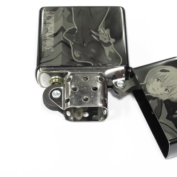 Photo3: Zippo Evangelion Eva Ayanami Rei Kasho (仮称) Mark.09 Black Titanium Japan Limited Oil Lighter (3)