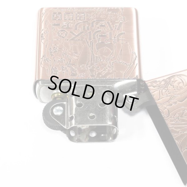 Photo3: Zippo Girls & Panzer Das Finale Anglerfish Team Swimsuit Oxidized Copper Both Sides Etching Japan Limited Japanese Anime Oil Lighter (3)