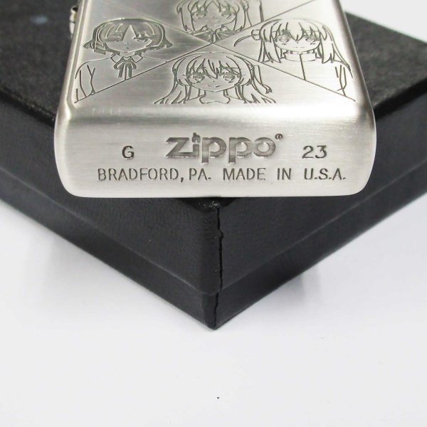 Photo4: Zippo BOCCHI THE ROCK! Cable Ties Oxidized Silver Both Sides Etching Japanese Anime Japan Limited Oil Lighter (4)