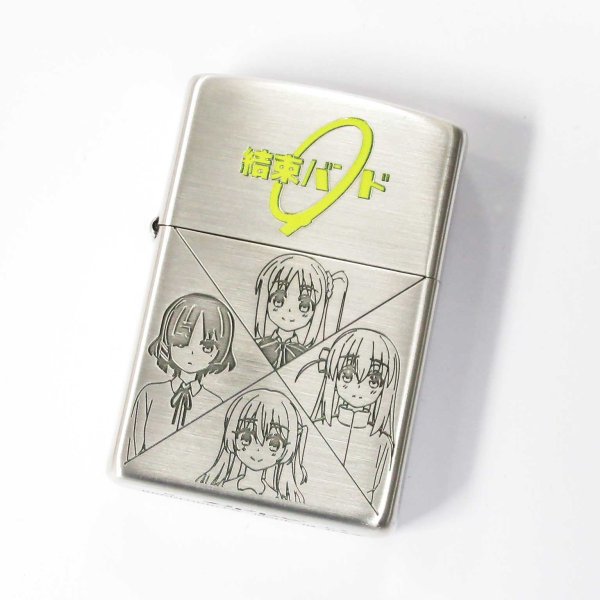 Photo1: Zippo BOCCHI THE ROCK! Cable Ties Oxidized Silver Both Sides Etching Japanese Anime Japan Limited Oil Lighter (1)
