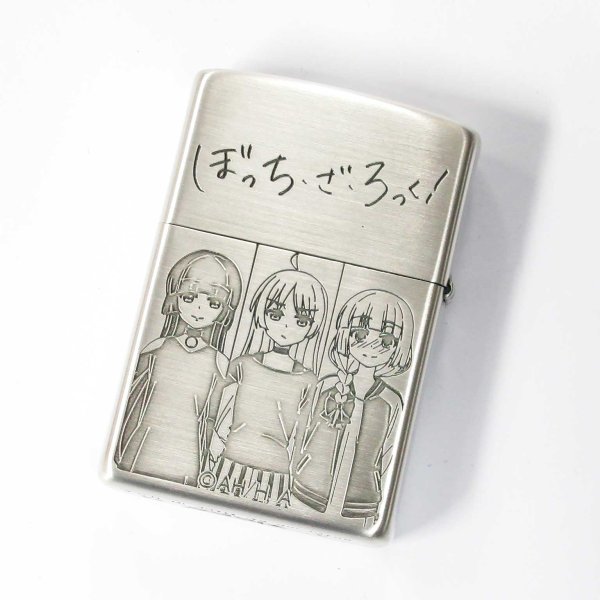 Photo2: Zippo BOCCHI THE ROCK! Cable Ties Oxidized Silver Both Sides Etching Japanese Anime Japan Limited Oil Lighter (2)
