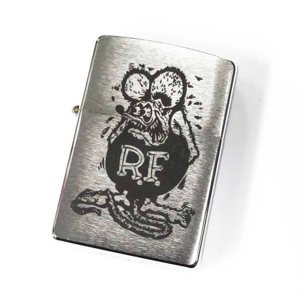 Photo1: Used Zippo Rat Fink Ed Big Daddy Roth 2014 Chrome Satena Oil Lighter (1)