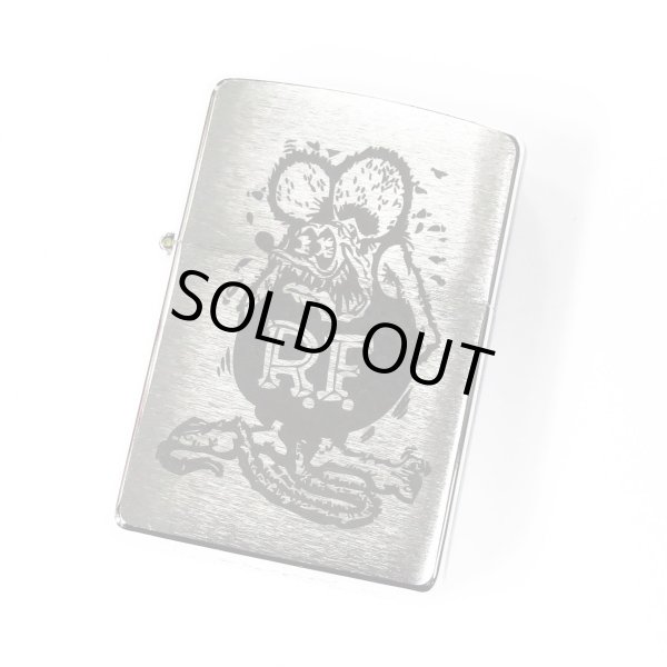 Photo1: Used Zippo Rat Fink Ed Big Daddy Roth 2014 Chrome Satena Oil Lighter (1)