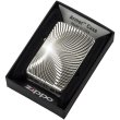 Photo5: Zippo Armor Case Spiral Both Sides Deep Etching Silver Polished Finish Japan Limited Oil Lighter (5)