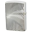 Photo2: Zippo Armor Case Spiral Both Sides Deep Etching Silver Polished Finish Japan Limited Oil Lighter (2)