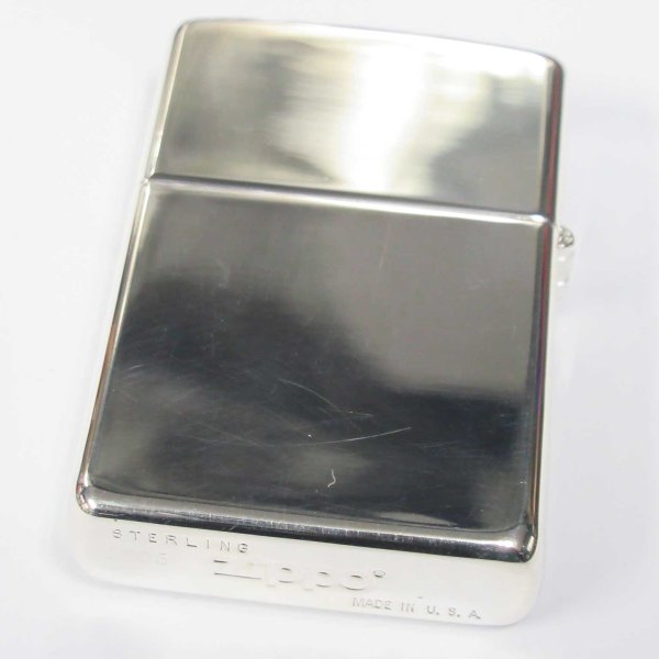 Photo4: Vintage Sterling Silver Zippo Phoenix Kanji 鳳凰 2005 Etching Japan Limited Oil Lighter (4)