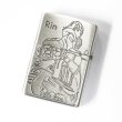 Photo2: Zippo Laid-Back Camp Yurucamp Nadeshiko Rin Japanese Anime 3-sides Etching Oxidized Silver Japan Limited Oil Lighter (2)