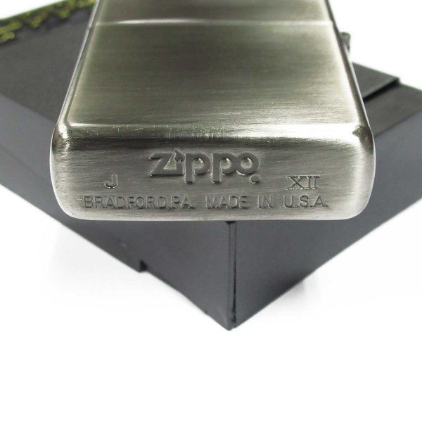 Photo4: Vintage Zippo Evangelion Test Type Eva 01 汎用人型決戦兵器 Kanji Etching Japan Limited Oil Lighter (4)
