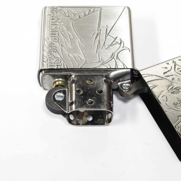 Photo3: Zippo The Rising Of The Shield Hero Filo Oxidized Silver Plating Japan Limited Oil Lighter (3)