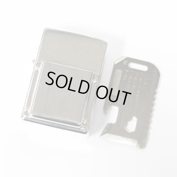 Photo2: Vintage Zippo Survival Tools Silver 1991 Japan Limited Oil Lighter (2)