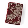 Photo1: Zippo Rampage Dragon Kanji 龍 Etching Silver Red Ion Coating Japan Limited Oil Lighter (1)