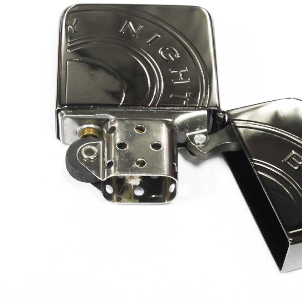 Photo3: Zippo 1941 Replica Mild Seven Japanese Cigarettes Etching Black Nickel Japan Limited Oil Lighter (3)