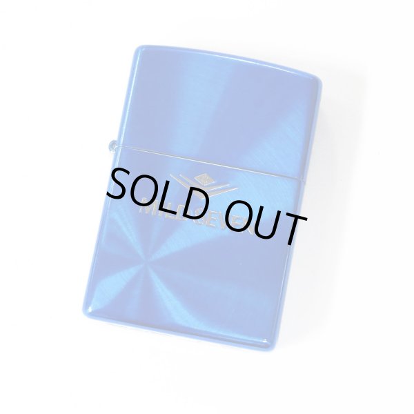 Photo1: Vintage Zippo Mild Seven Japanese Cigarettes Spin Pattern Blue 2000 Japan Limited Oil Lighter (1)