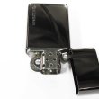Photo4: Zippo Slim Armor Case Flat Top Mild Seven Japanese Cigarettes Black Etching 2010 Japan Limited Oil Lighter (4)