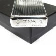 Photo5: Zippo Slim Armor Case Flat Top Mild Seven Japanese Cigarettes Silver Stripe Etching 2010 Japan Limited Oil Lighter (5)