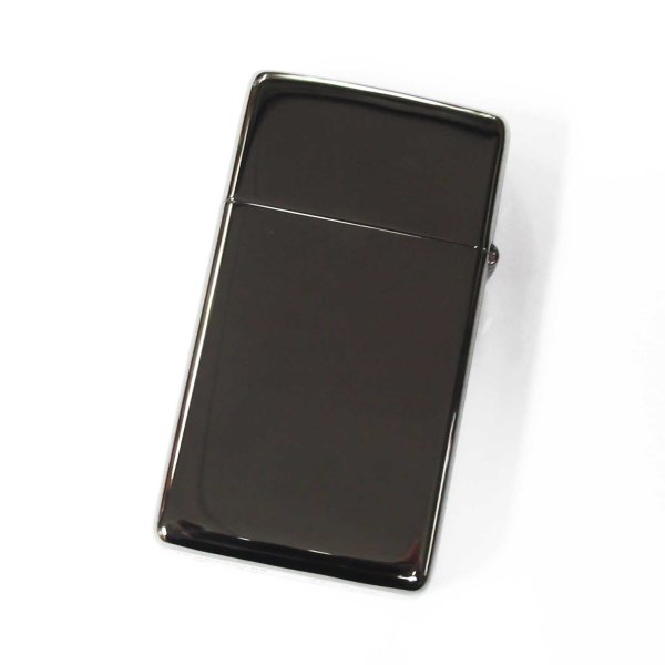 Photo3: Zippo Slim Armor Case Flat Top Mild Seven Japanese Cigarettes Black Etching 2010 Japan Limited Oil Lighter (3)