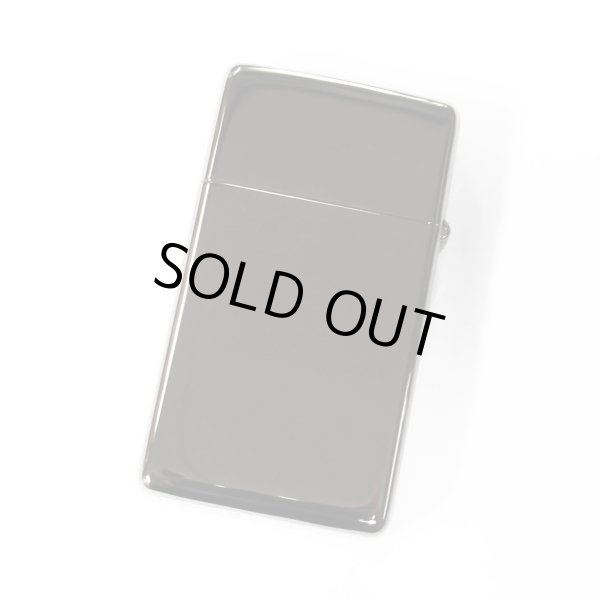 Photo3: Zippo Slim Armor Case Flat Top Mild Seven Japanese Cigarettes Black Etching 2010 Japan Limited Oil Lighter (3)