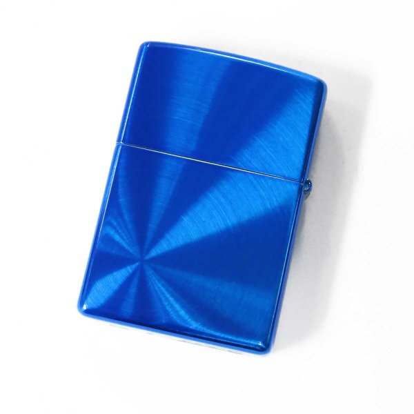 Photo2: Vintage Zippo Mild Seven Japanese Cigarettes Spin Pattern Blue 2000 Japan Limited Oil Lighter (2)