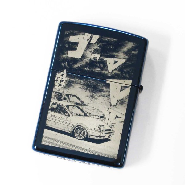Photo2: Zippo Initial D Takumi Fujiwara AE86 Hachiroku Blue Japan 150 Limited Oil Lighter (2)