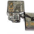 Photo4: Zippo Sengoku Busho Kenshin Uesugi Samurai Kanji 毘沙門天 上杉謙信 Both Sides Etching Black Nickel Japan Limited Oil Lighter (4)