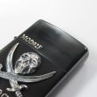 Photo2: Outlet Zippo BLACK LAGOON MOD92F Sword Cutlass Metal Both Sides Etching Japanese Anime Japan Limited Oil Ligter (2)