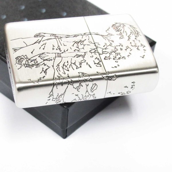 Photo4: Zippo 東京喰種 Tokyo Ghoul Ken Kaneki 3-sides Etching Oxidized Silver Plating Japan Limited Oil Lighter (4)
