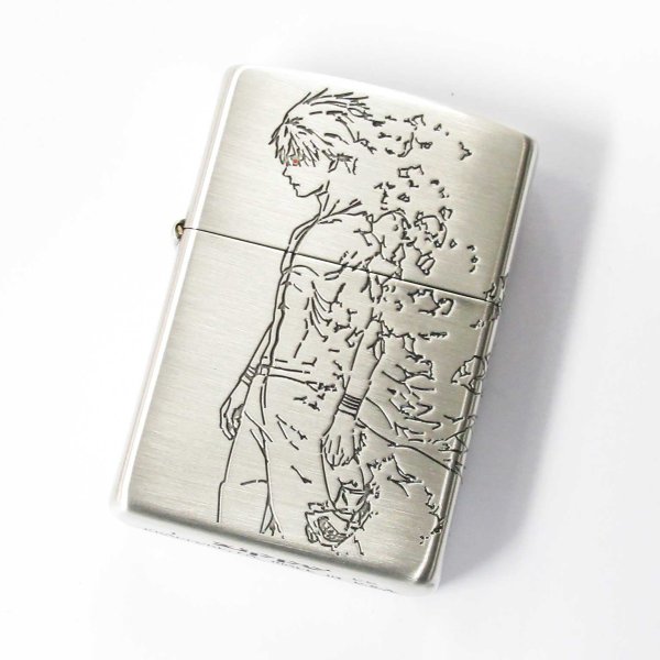 Photo1: Zippo 東京喰種 Tokyo Ghoul Ken Kaneki 3-sides Etching Oxidized Silver Plating Japan Limited Oil Lighter (1)