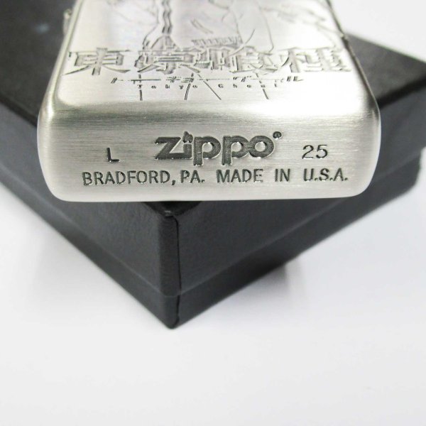 Photo5: Zippo 東京喰種 Tokyo Ghoul Touka Kirishima 3-ides Etching Oxidized Silver Plating Japan Limited Oil Lighter (5)