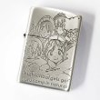 Photo1: Zippo Laid-Back Camp Yurucamp Nokuru Japanese Anime 3-sides Etching Oxidized Silver Japan Limited Oil Lighter (1)