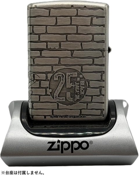 Photo2: Zippo BLACK LAGOON 25th Anniversary  Revy 3-sides Etching Oxidized Silver Plating Japan Limited Oil Lighter (2)